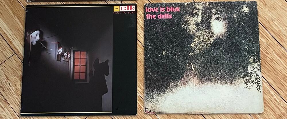 The Dells LP Lot vintage vinyl record soul funk rnb albums